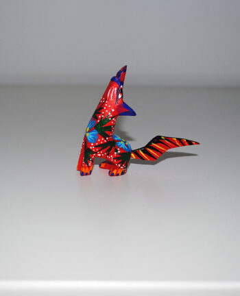 Tienda Elena – Mini Alebrijes coyote – Fait main – hecho en mexico – colorés – Mexique – 2 Tienda Elena - Mini Alebrijes coyote - Fait main - hecho en mexico - colorés - Mexique - 2
