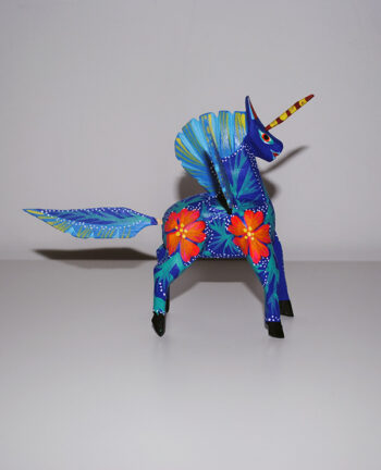 Tienda Elena - Figurine bois Licorne - Alebrijes licorne - Fait main - hecho en mexico - colorés - Mexique - 1