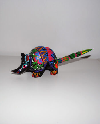 Tienda Elena – Alebrijes tatou – Fait main – hecho en mexico – colorés – Mexique – 3 Tienda Elena - Alebrijes tatou - Fait main - hecho en mexico - colorés - Mexique - 3