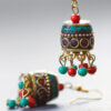 Tienda Elena - boucles campeche 1 - bijou ethnique - navajo - perles naturelles