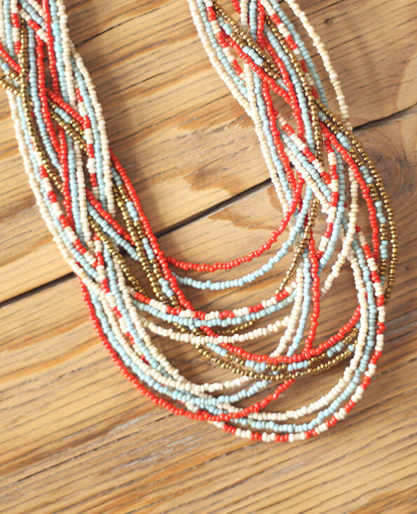 Tienda Elena - collier-maya-2 - entrelacé - perles de rocaille - bijou ethnique - indian spirit