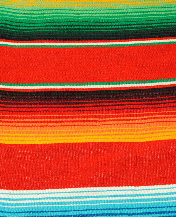 Tienda Elena - sarape rouge - Décoration et artisanat mexicain - Fait main - Hecho en Mexico - 2