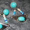 Tienda Elena - boucles sioux - 1 - bijou ethnique - navajo - amerindien - turquoise - hippie chic