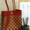Tienda Elena - Mode et inspiration mexicaine - décoration et artisanat mexicain - fait main - hecho en Mexico - sac - cabas ethnique chic - cabas losanges dorés - ethnique chic - tendance bohème chic - 2
