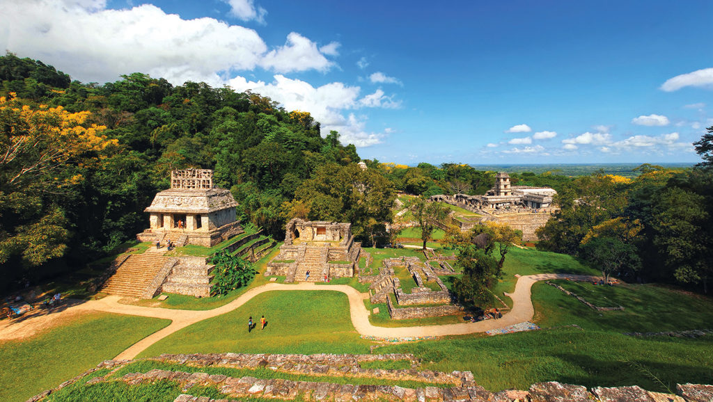 La citée maya de Palenque, Chiapas, Mexique