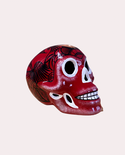 Choisissez votre tête de mort mexicaine colorée en céramique - Amadera